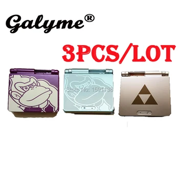 

3pcs/lot New Limited Cartoon Pattern Shell Cover DIY Repair Parts For GBAGameboy Advance SP Housing Boy Console Color GBO DMG
