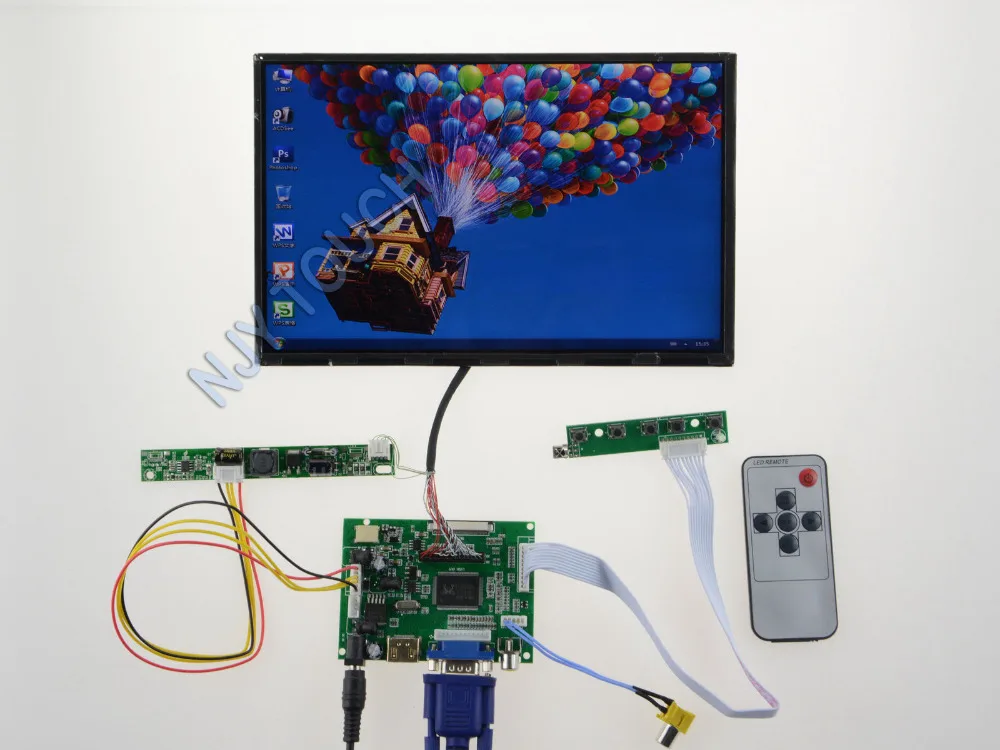 HDMI VGA AV пульт дистанционного управления ЖК контроллер плата плюс B101UAN02.1 1920x1200