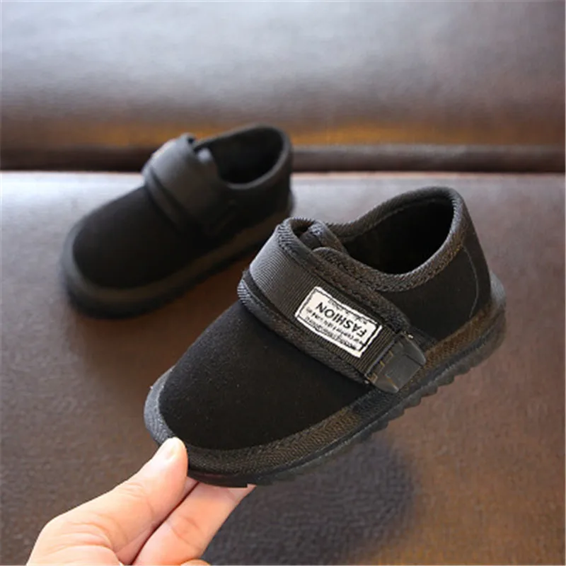 New Winter Children's Snow Boots Baby Boys Girls Shoes Toddler Shoes Casual Baby Soft Bottom Cotton Boots