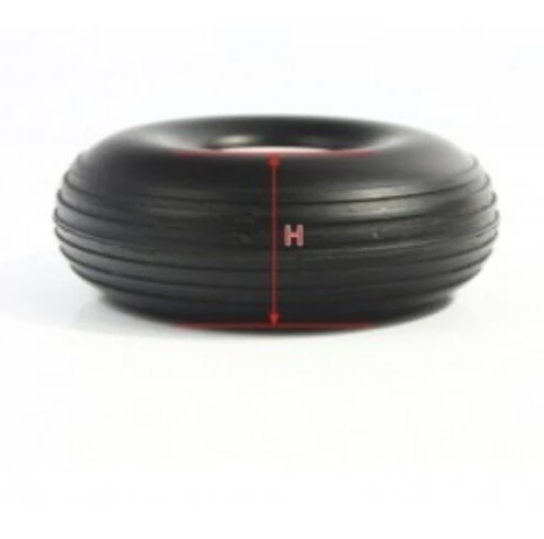 1pair 3.25/"//83mm PU wheel with Dia-Casting Aluminum Hub w// Screw RC Airplane