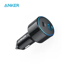 Anker 42W power Drive speed+ Duo, 2 порта USB C автомобильное зарядное устройство, один 30W power Delivery port для iPhone, iPad Pro, Galaxy, MacBook, LG и т. Д