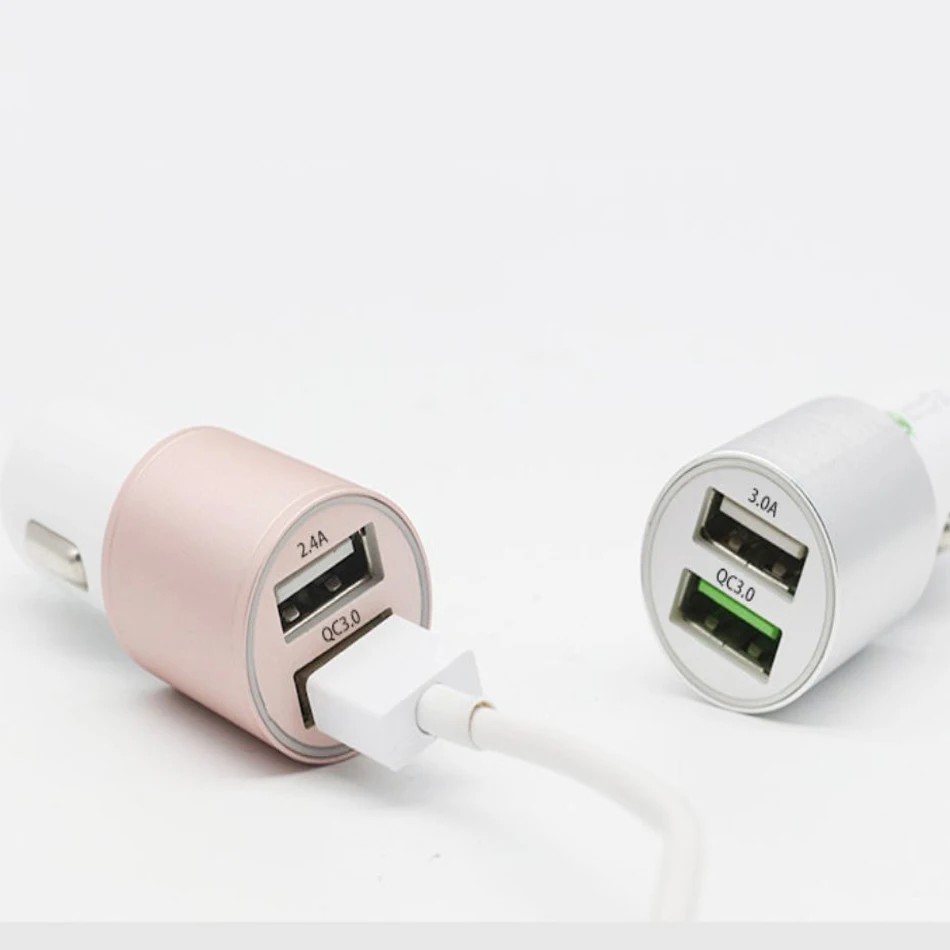 Quick Charge 4.0 3.0 USB Car Charger For Samsung S10 Huawei P30 QC4.0 QC3.0 QC Fast PD USB C Car Charging Phone Charger777888