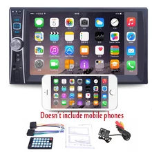 7'' HD 2 Din Car Radio MP5 Player +170 Degrees Rear View Camera Night Vision Touch Screen Bluetooth Phone Link Stereo Radio USB цена 7'' HD 2 Din Car Radio MP5 Player +170 Degrees Rear View Camera Night Vision Touch Screen Bluetooth Phone Link Stereo Radio USB цены онлайн