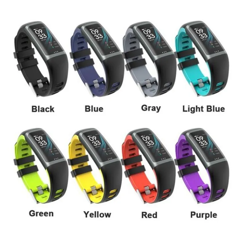 

IP67 Waterproof G26 Smart Bracelet Heart Rate Blood Pressure Oxygen Fitness Bracelet Multi Sport Mode Smart Wristband PK m3 band