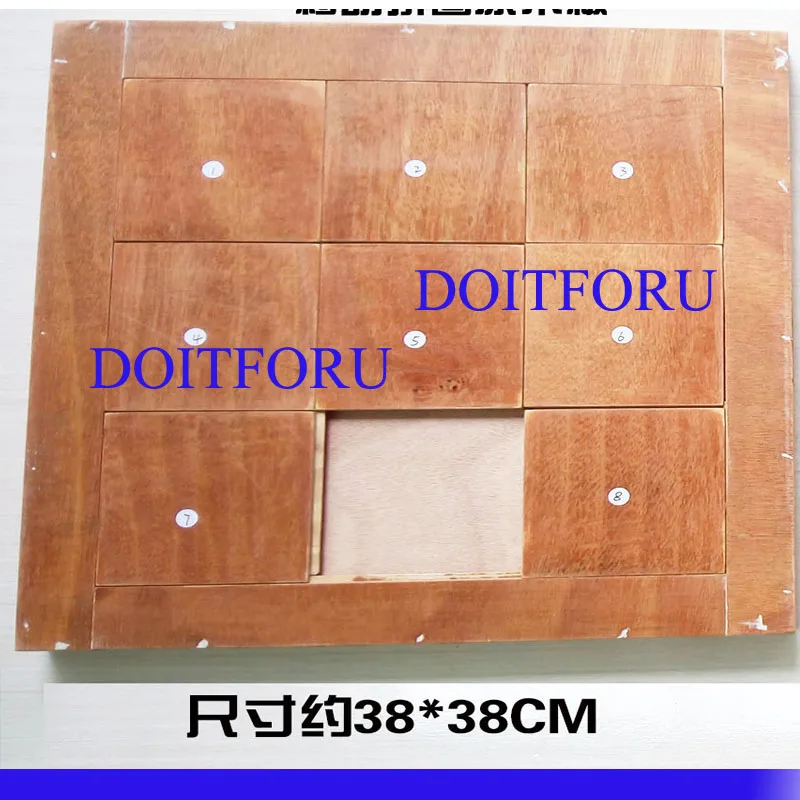 wood puzzle prop 