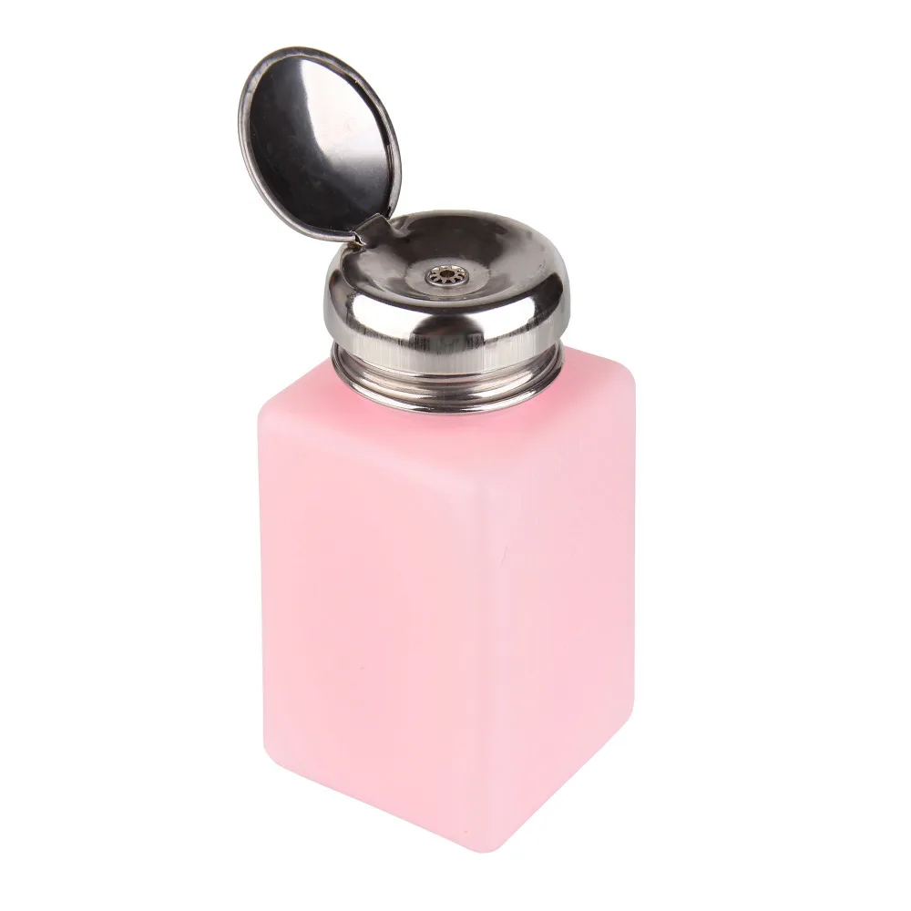 200ml Nail Art Mini Pump Dispenser Empty Bottle Refillable Bottles