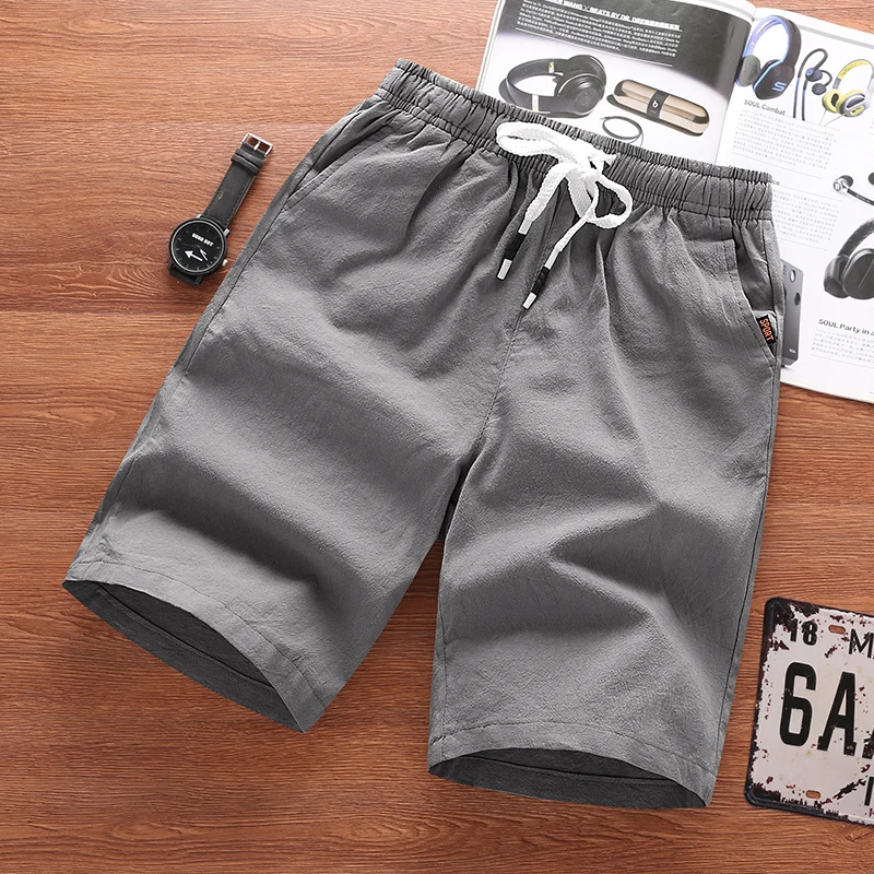 Повседневные Летние Шорты Мужские размеры пляжные спортивные шорты для бега дышащие панковские мужские шорты-бермуды брендовые шорты размер - Цвет: gray