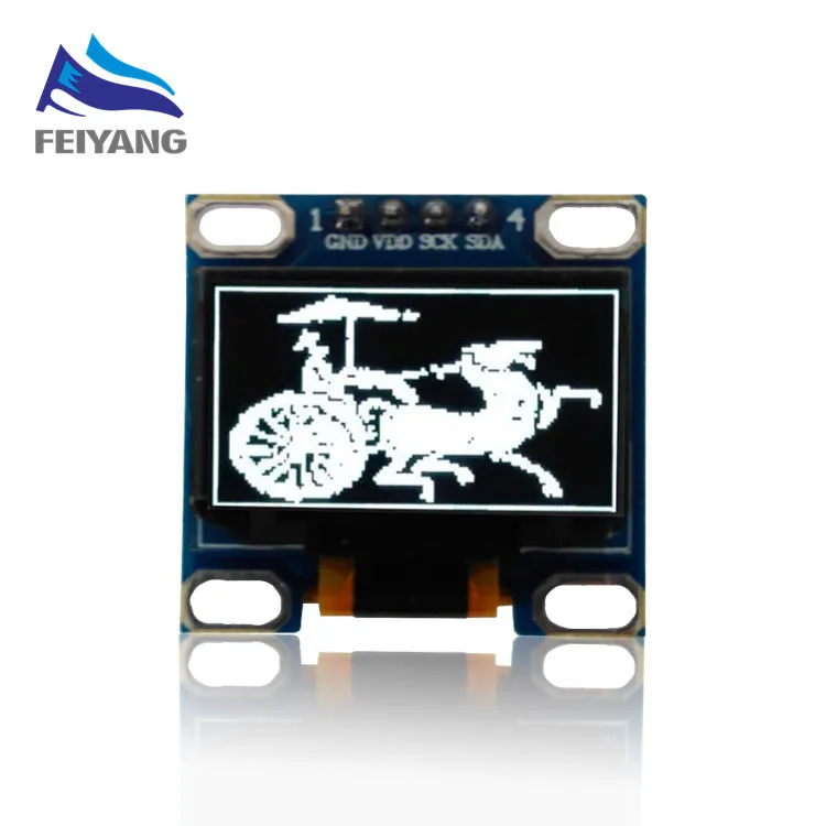 

0.96 inch IIC Serial White OLED Display Module 0.96" OLED I2C SSD1315 12864 LCD Screen Board GND VCC SCL SDA 0.96" for arduino