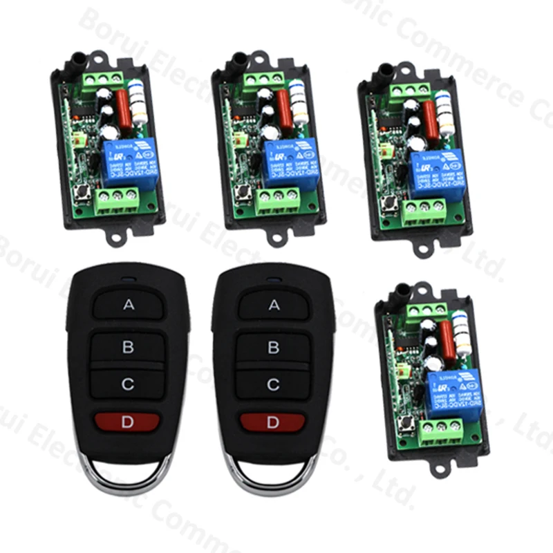 AC 220V 110V 1CH 10A RF Replay Wireless Remote Controller Remote Control switch system 315MHZ/433 MHZ ac 220v motor rf wireless remote control switch system 315mhz 220v up