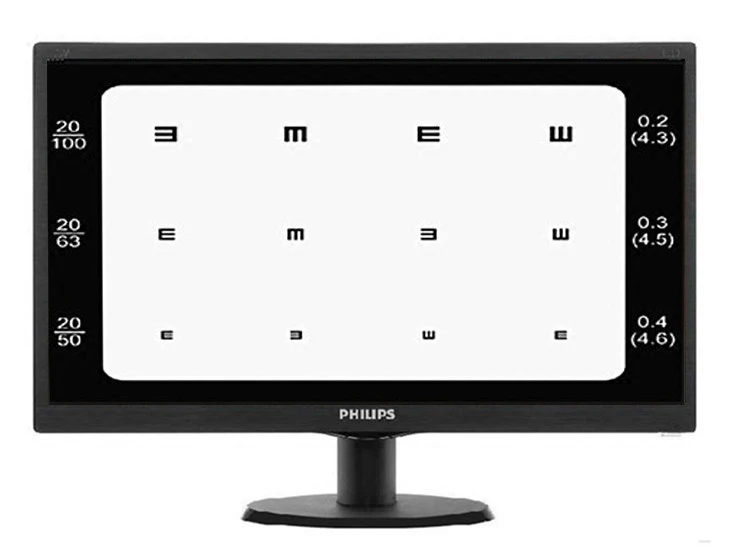 

Glasses Optometry device 21.5-inch LED LCD visual meter display projector projector vision correction Philips screen