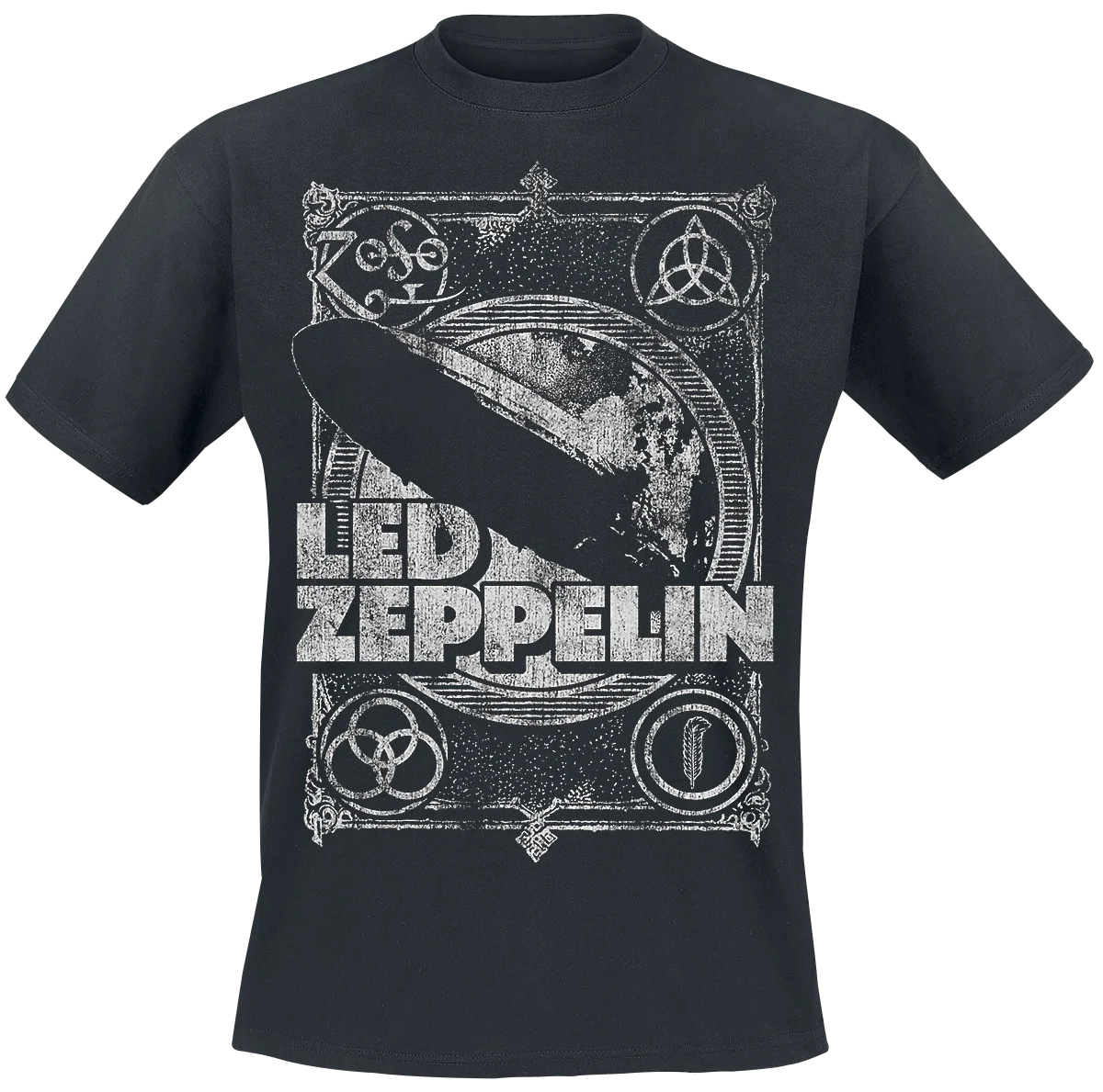 Led Zeppelin Shook Me T Shirt blackin TShirts from Men's Clothing on