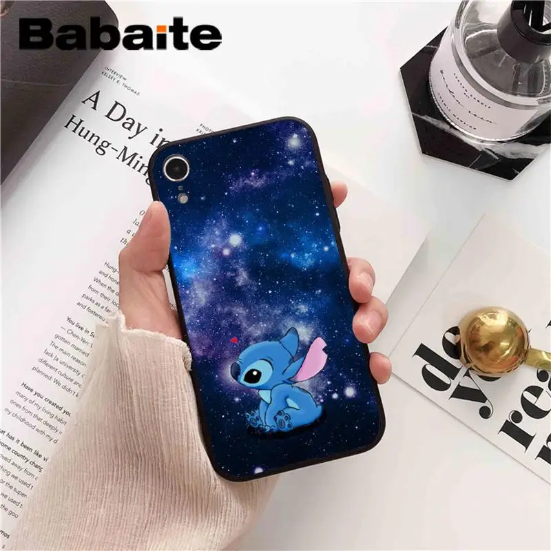 Babaite Lilo Stitch роскошный уникальный дизайн PhoneCase для iPhone 8 7 6 6S Plus X XS MAX 5 5S SE XR 10 Чехол