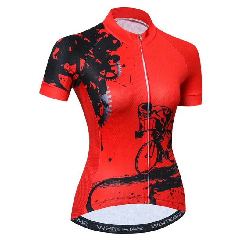 2018 Pro Team Cycling Jersey Women T shirt Summer Short Sleeve Cycling