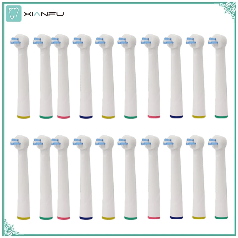 

20PCS Replacement Tooth Brush Heads for Brau Oral b Orthodontic Electric Toothbrush Professional Ortho Brush Head Power Tip Kit