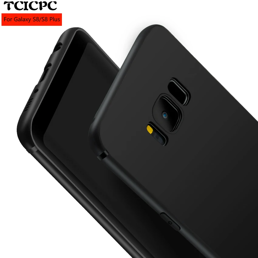 TCICPC брендовый чехол для Samsung Galaxy S8 Матовый Жесткий задней панели тонкий роскошный
