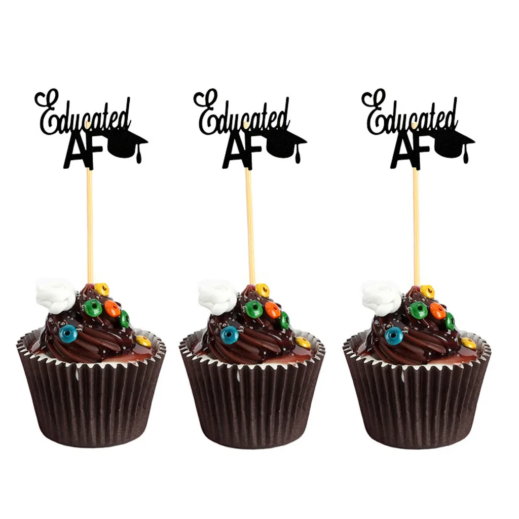 Бытовая продукция Выпускной сезон мальчишник шляпа торт вставляющаяся карта торт Топпер украшения повседневные поставки z0531# G30