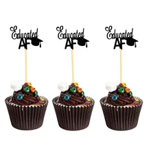 Бытовая продукция Выпускной сезон мальчишник шляпа торт вставляющаяся карта торт Топпер украшения повседневные поставки z0531# G30