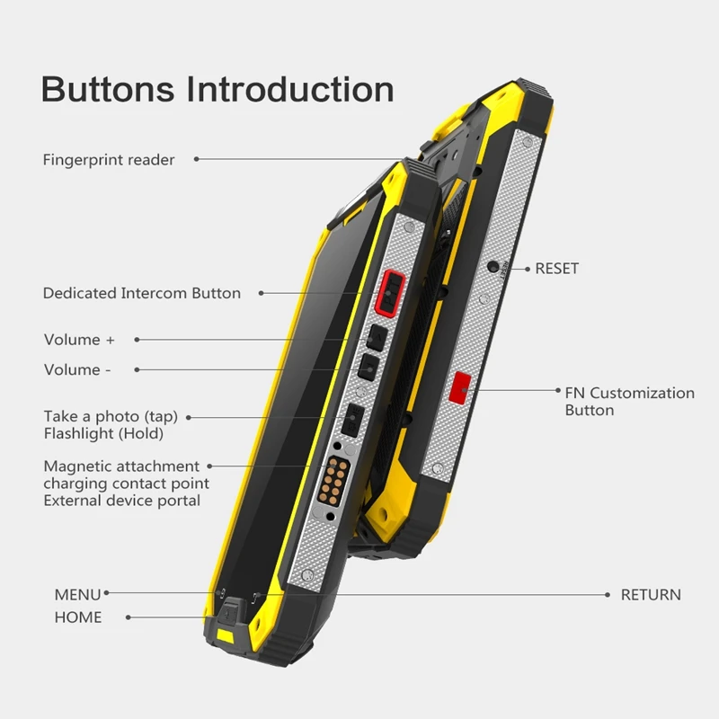 Conquest S6 IP68 Rugged Phone 3GB+32GB Waterproof phone 13MP Face ID NFC 4G Android 6.0 GPS Smartphone+power bank function+RFID