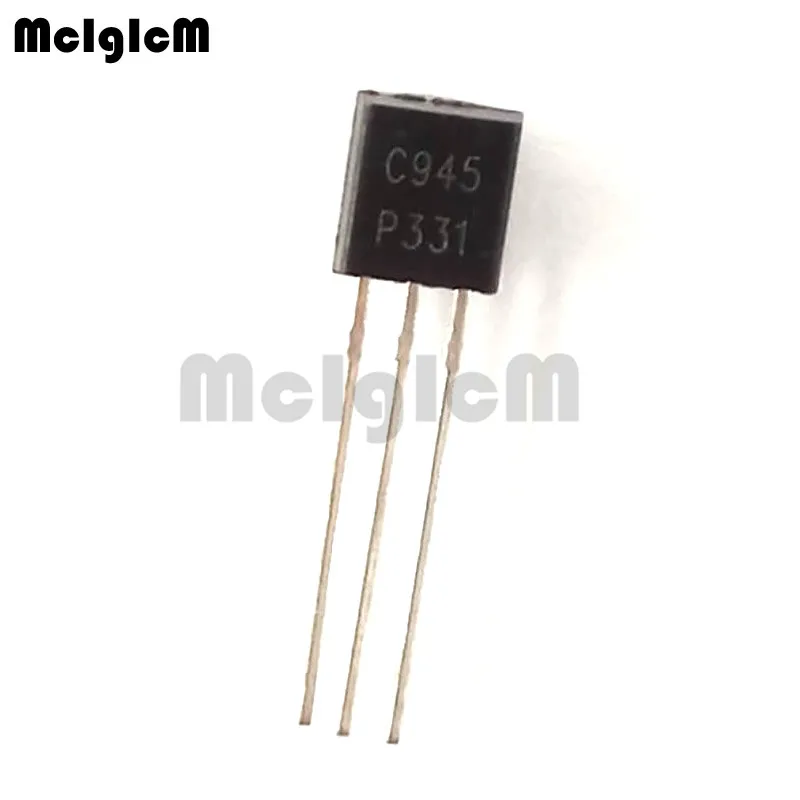 

MCIGICM 100pcs C945 2SC945 0.15A 50V NPN in-line triode transistor TO-92