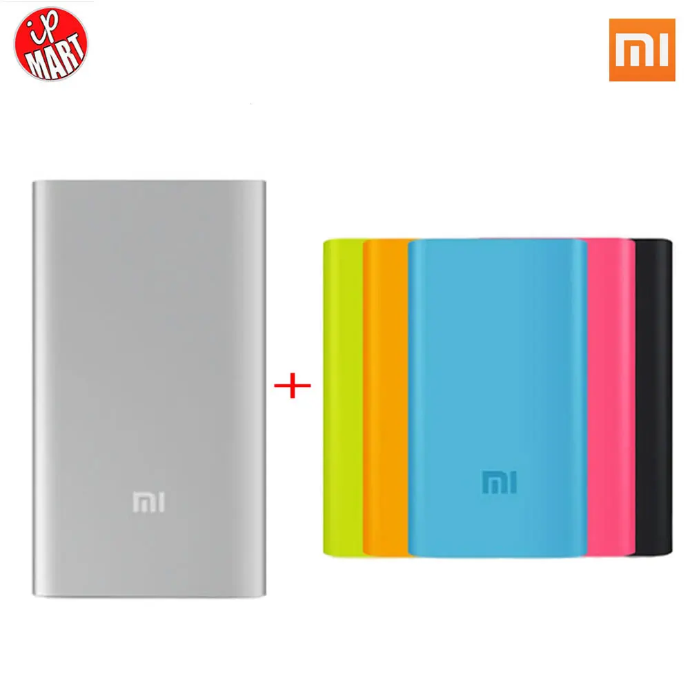 Original Xiaomi Power Bank 5000mAh Xiaomi 5000 Li ion Polymer Battery 5000mah Power Slim Powerbank Charger
