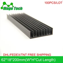 Светодиодный алюминиевый радиатор в виде пластины растут свет радиатор охлаждение Охладитель Fit транзистор IC теплопроводность светодиодный радиатор Электроника