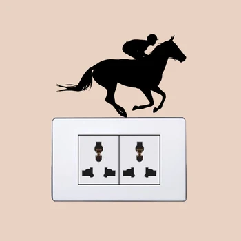 

Horse Animal Rider Wall Sticker Vinyl Bedroom Decor Switch Decal 6SS0412