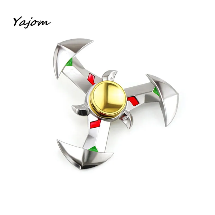 Free for shipping Hand Spinner NEW Alloy Tri Fidget Focus Toy EDC Finger Spin Gyro ADHD