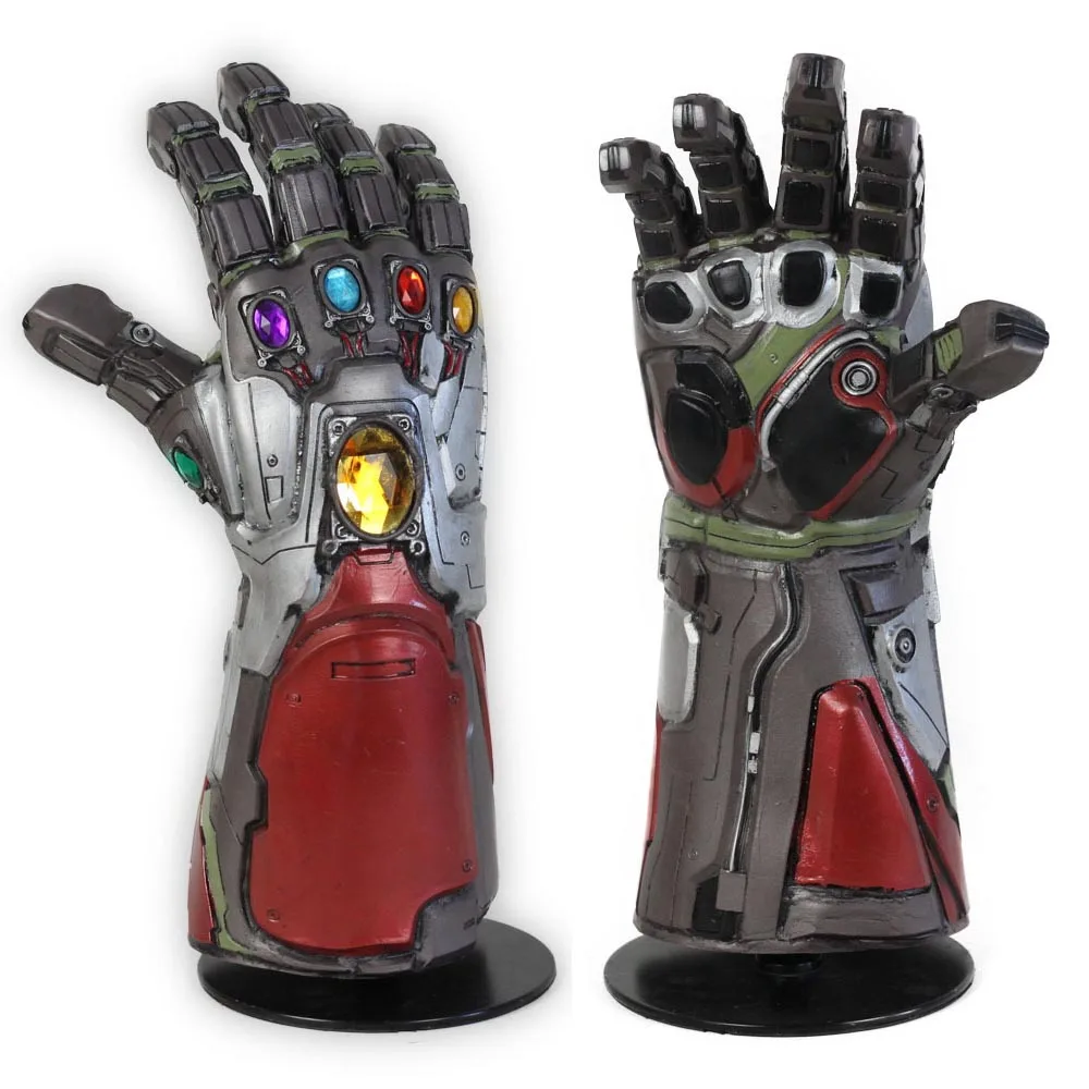 

Avengers 4 Endgame Iron Man Infinity Gauntlet Hulk Cosplay Arm Thanos Latex Gloves Arms Mask Marvel Superhero Weapon Party Props