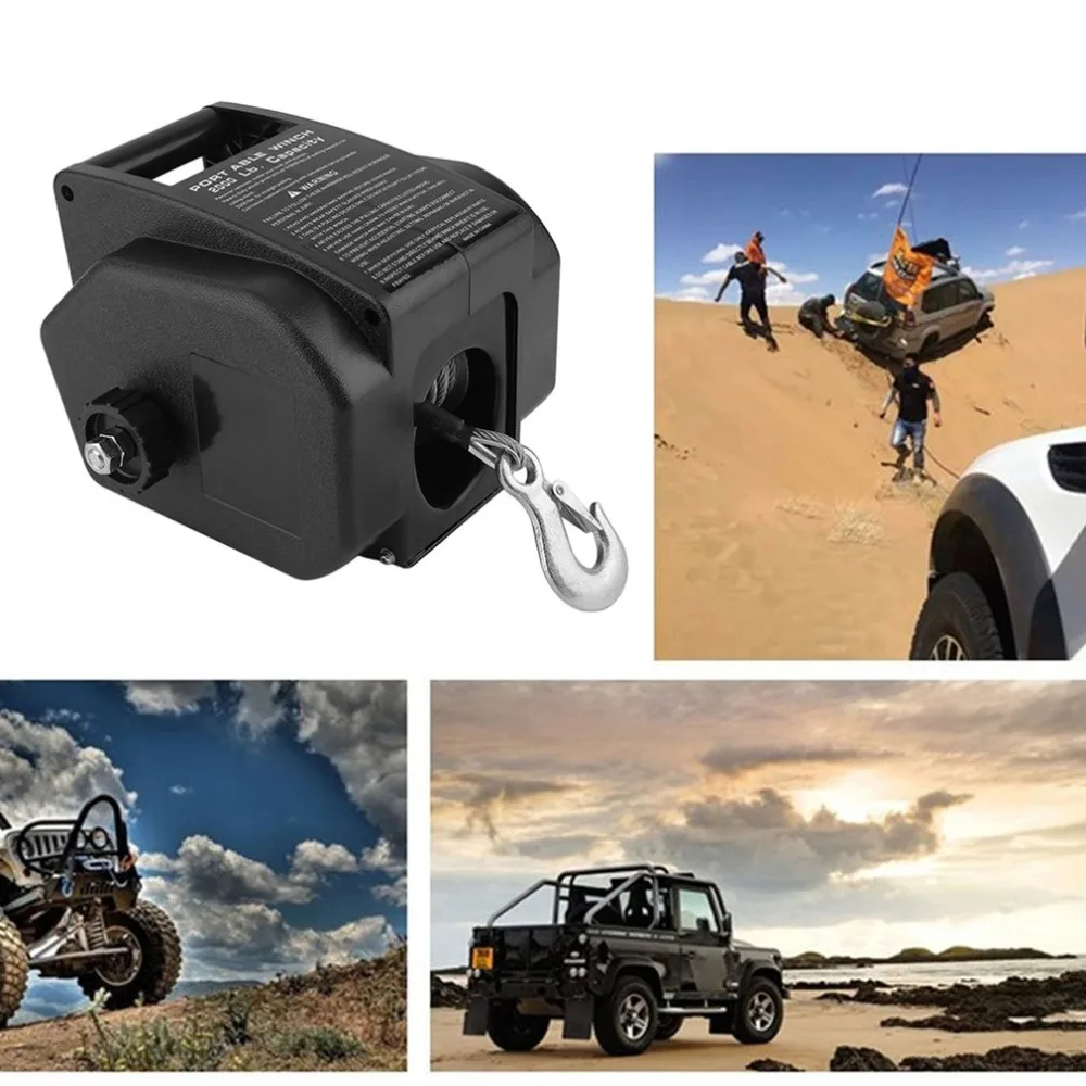 

2721KG Boat Yacht Winch 12V Electric Winch With Remote Control Durable Motor Winch Professional Auto Boat Lift Winch