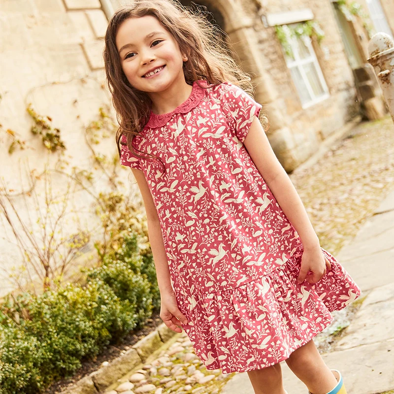 

Jumping Meters Kids Dresses for Girls Summer Dress 2019 Alpaca Animal Applique Princess Dress Unicorn Children Party Dresses