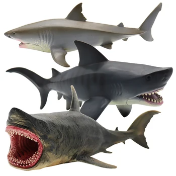 Oenux Sea Life Marine Animals Whale Shark Megalodon Model Action Figure Pvc Ocean Animal Educational Learning Toy For Kid Gift Buy At The Price Of 10 65 In Aliexpress Com Imall Com