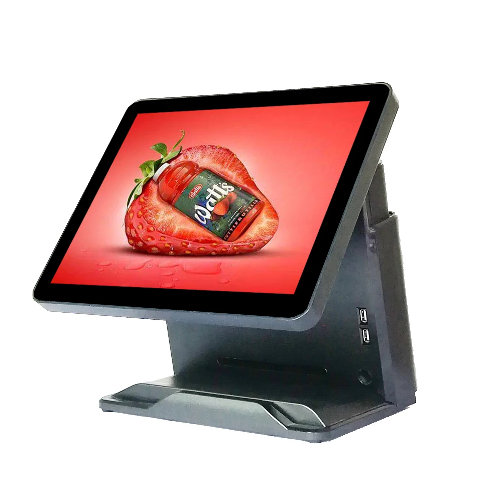 15 дюймовый сенсорный кассовый терминал операционная система Windows Pos емкостный