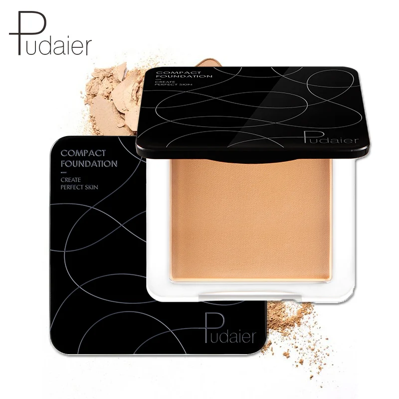 

New Soft Natural Makeup Powder for Face Oil-control Mineral Face Powder Compact Foundation translucent powder Pressed With Puff