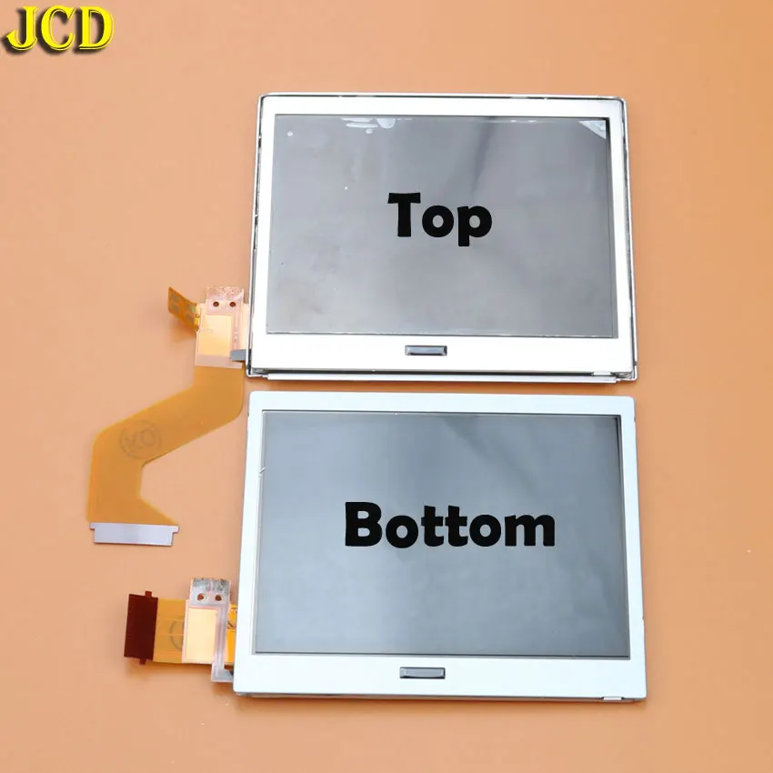 

JCD 1pcs Top Bottom Upper Lower LCD Screen for NDSL Game Accessories Display Screen for Nintend DSLite DS Lite