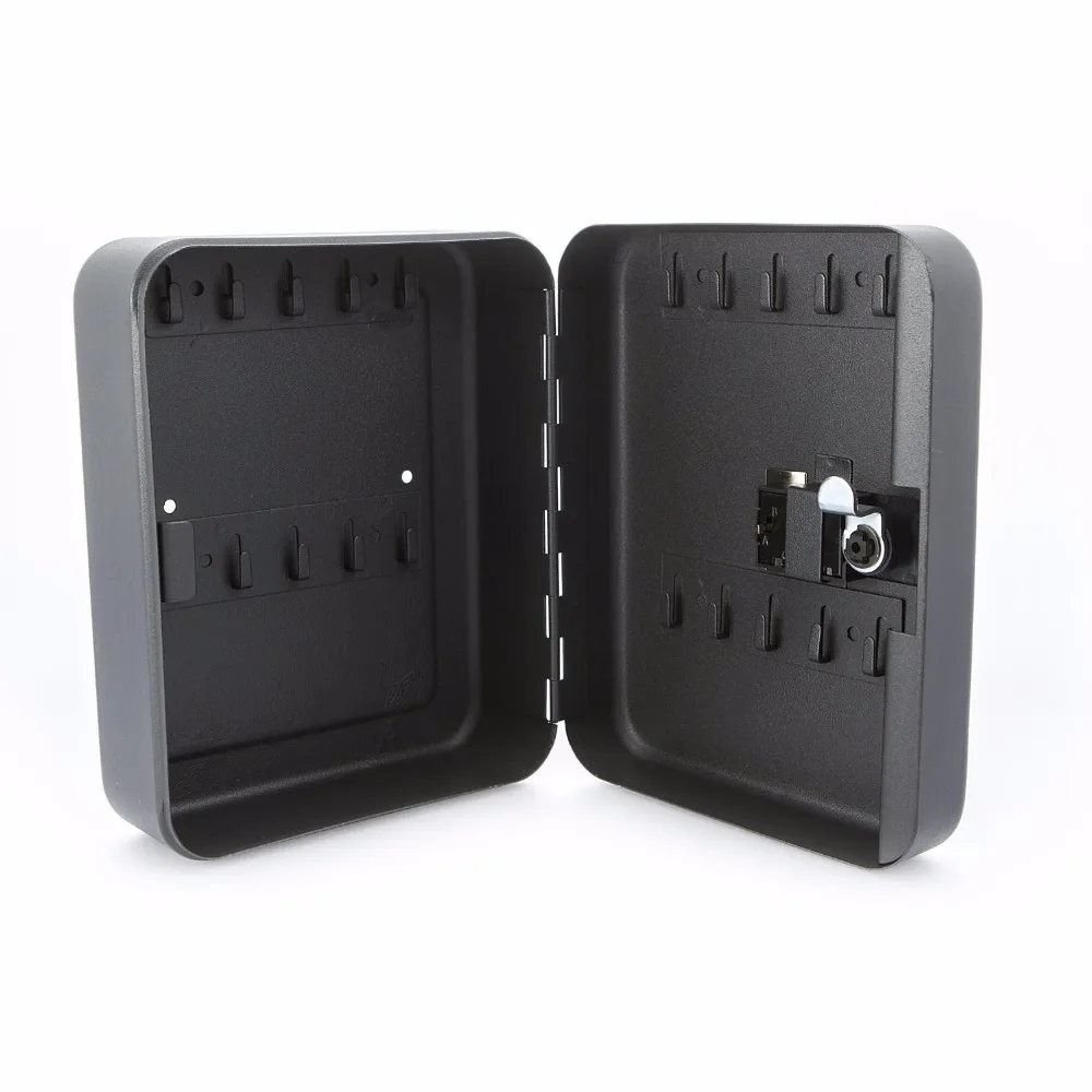 New Cost-effective Best Price Lockable Security Metal Key Cabinet Safe Storage Box with 36 Tags Fobs Wall Mounted