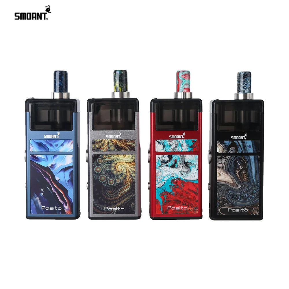 

Smoant Pasito Pod Kit Pod System 1100mAh Battery 2ml/3ml Capacity Pod System Top adjustable asirflow vape E cigarette vaporizer