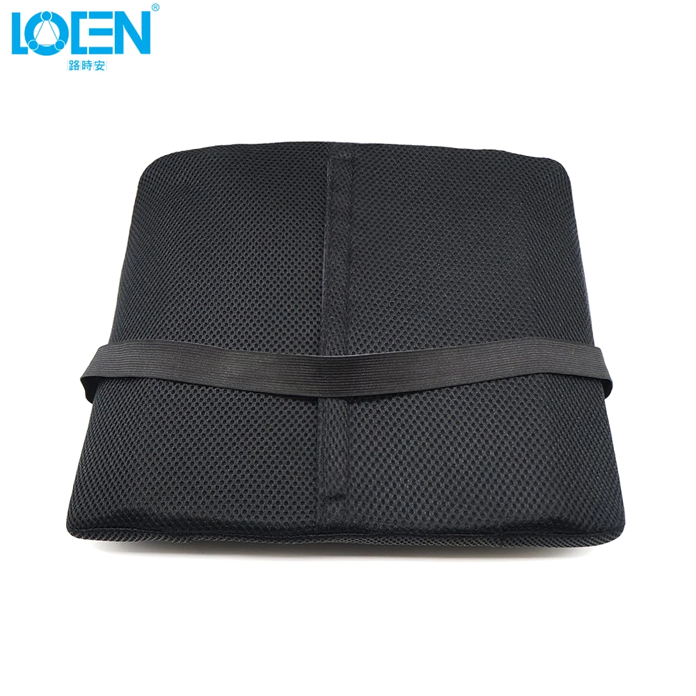 Universal Mesh Black Car Seat Back Cushion Lumbar Support Waist Cushions Cotton Seat Cover Office Home Auto Interior Accessories