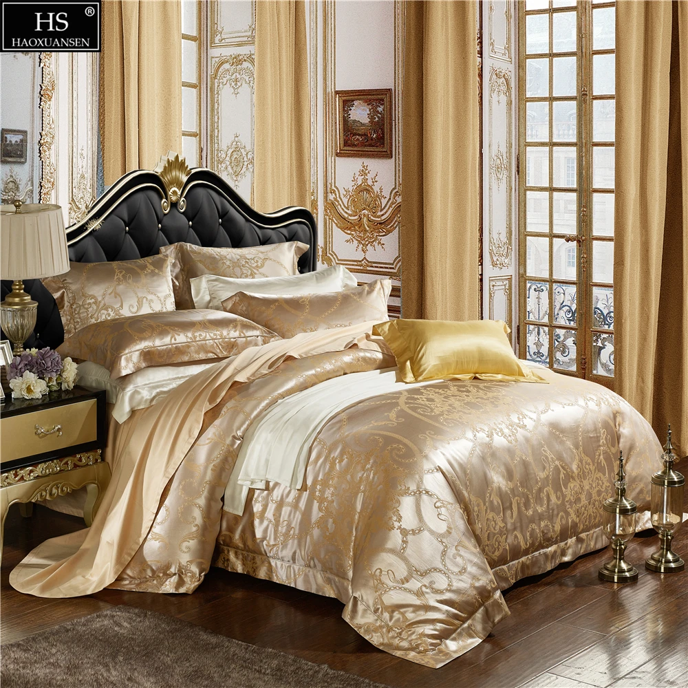 HS الفاخرة الأوروبية نمط 4 قطع الفراش مجموعات التوت الحرير الفاخرة الملك حجم طاقم غرفة نوم غطاء لحاف غطاء سرير مجموعة المخدة HS الفاخرة الأوروبية نمط 4 قطع الفراش مجموعات التوت الحرير الفاخرة الملك حجم طاقم غرفة نوم غطاء لحاف غطاء سرير مجموعة المخدة