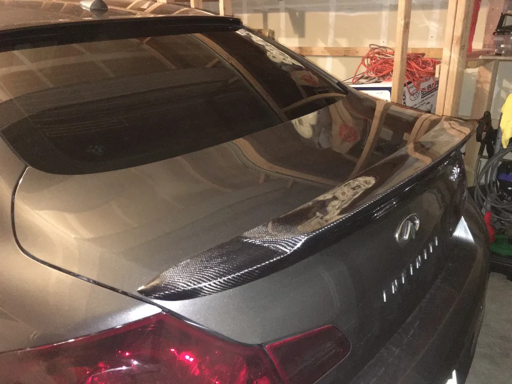 Auto Parts Coupons >> G37 Carbon Fiber Rear Trunk Lip Spoiler Wing for Infiniti G37 4Door Sedan 2009 2013 Auto Car ... Auto Parts Coupons >> G37 Carbon Fiber Rear Trunk Lip Spoiler Wing for Infiniti G37 4Door Sedan 2009 2013 Auto Car ...
