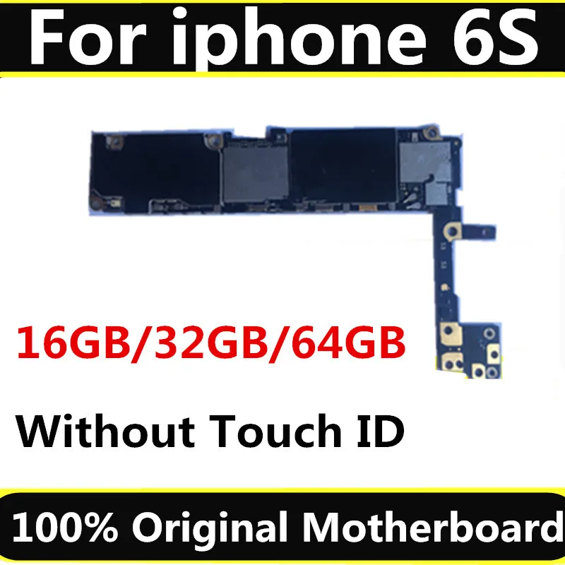 

Full unlocked for iphone 6S 6 S Motherboard With/Without Touch ID,Original for iphone 6S Mainboard with Full Chips,16GB 64G 128G