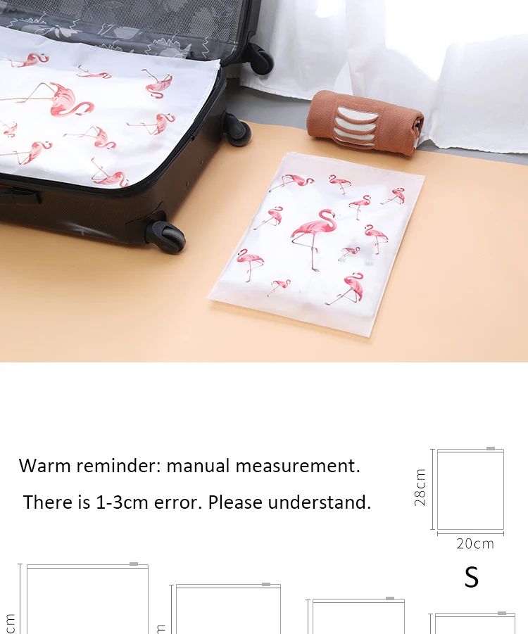 Soomile-Transparent-multi-purpose-waterproof-sealed-travel-bag-Flamingo-EVA-Travel-Organizer-Clothes-and-shoes-sorting-bags-NEW_02