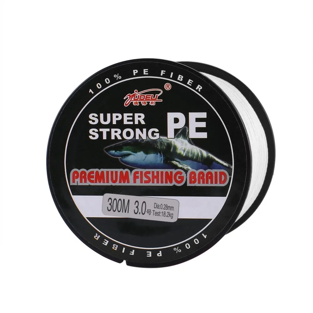 

New Super Strong 4 Strand 300M Premium PE Braided Fishing Line Lake Multifilament Wire Woven Thread