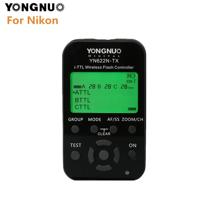 YONGNUO YN685N YN685 GN60 беспроводной 2,4G HSS Speedlite ttl вспышка Speedlight для Nikon D700 D600 D3100 D300s D300 D200 DSLR камера - Цвет: YN622N-TX