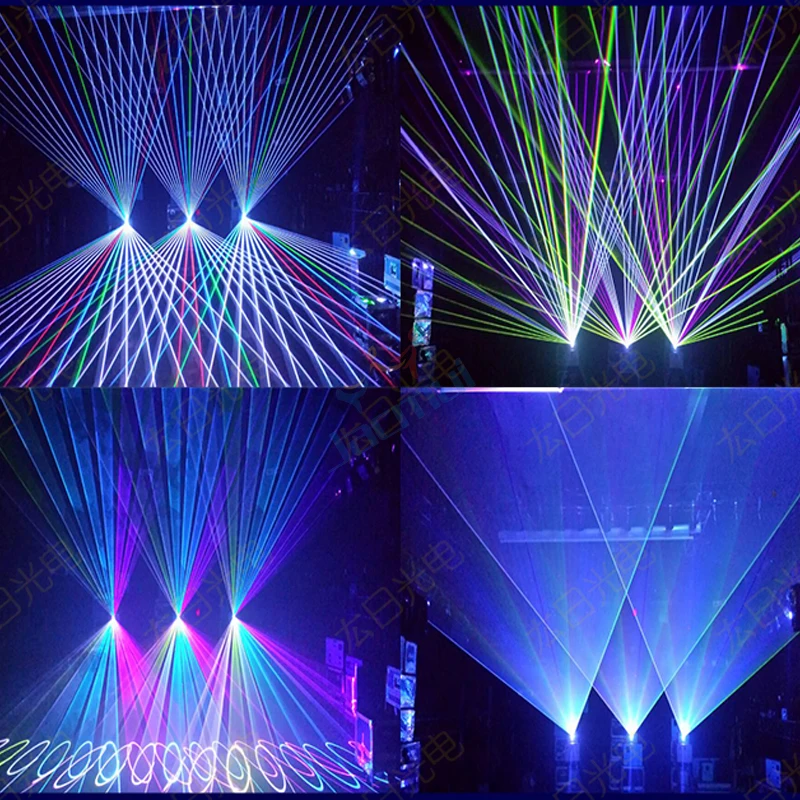 Высококачественный мини 3 Вт RGB Полноцветный анимационный лазерный Светильник Освещение сцены для ночной клуб KTV Вечерние