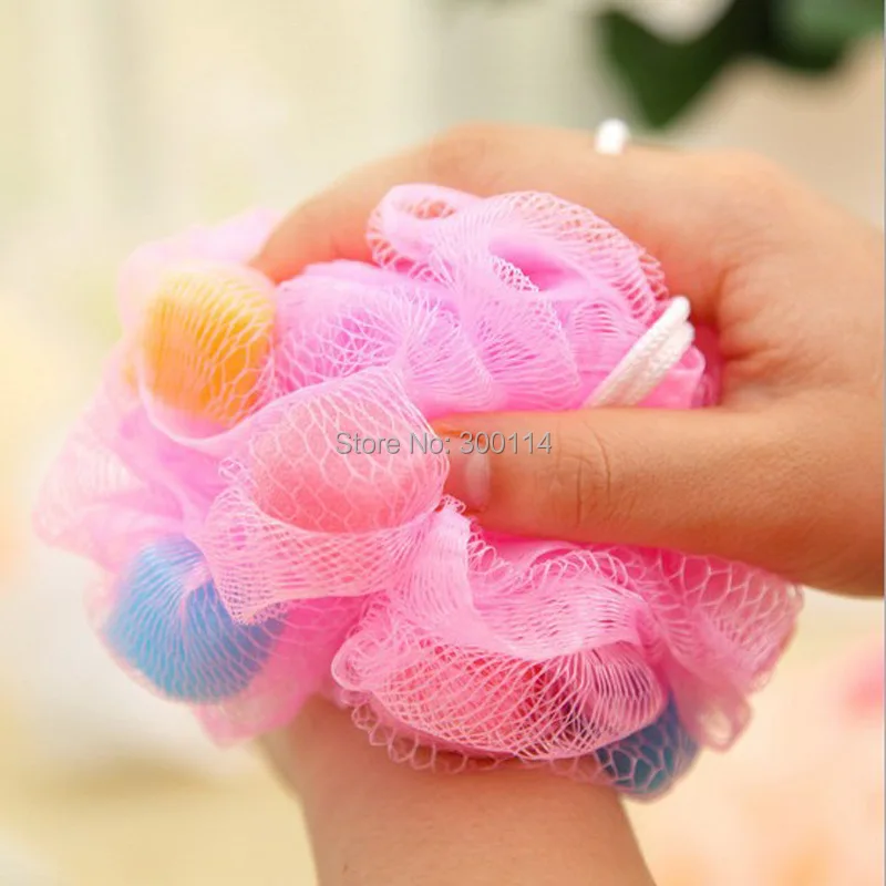 Esponja de Banho Bola de Banho Acessórios de Banho Purificador de Banho com Duche 40g de Alta Excelente Tamanho Grande Densidade Esfoliante Massagem Corporal 500 Pcs 13 High Quality Beleza e saúde