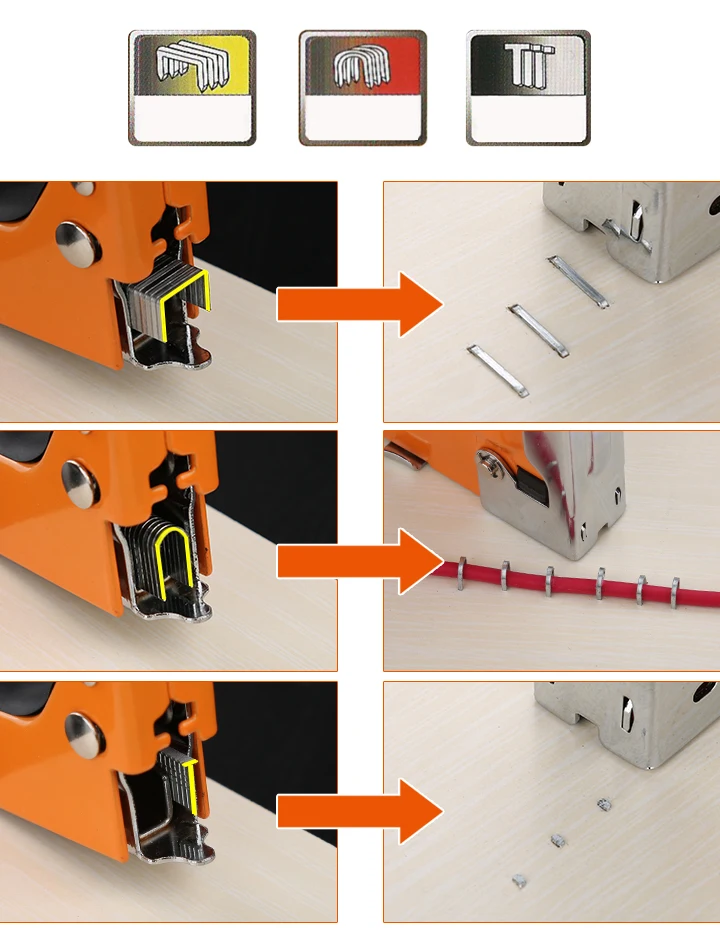 Мультитул гвоздь степлер для мебели степлер для деревянной двери обивка обрамление заклепки пистолет 3-way ручной сверхмощный ручной гвоздь пистолет