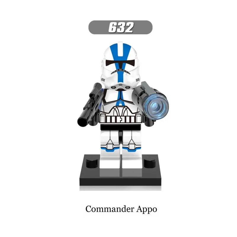 

Single Sale Super Heroes Star Wars 632 commander appo Mini Building Blocks Figure Bricks Toy kids gift Compatible Legoed Ninjaed