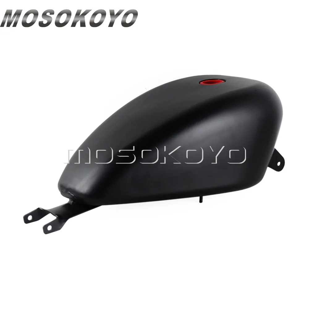 3 Гал EFI XL бак мотоцикла черные топливные баки для Harley Sportster Custom Superlow Iron 883 1200 XL883 XL1200