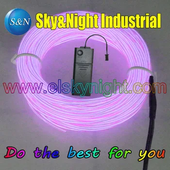 

Electroluminecent Wire/Neon EL Wire 3M(1.4mm)+3V Inverter-Purple +Free Shipping