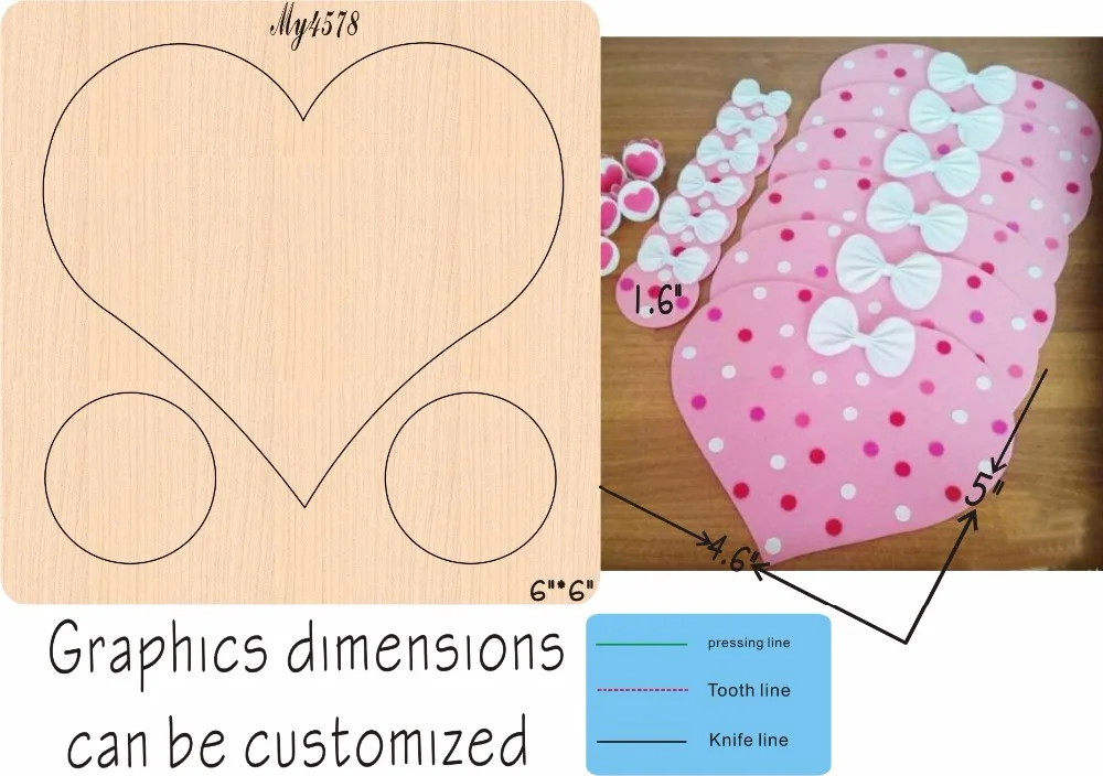 

DIY wood moulds die cut accessories wooden die Regola Acciaio Die Misura MY